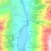 Raison topographic map, elevation, terrain