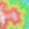 Thanner Hubel topographic map, elevation, terrain