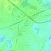 Southgate topographic map, elevation, terrain