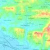 Karanggayam topographic map, elevation, terrain