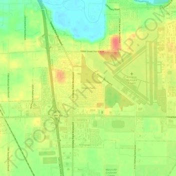 Totem Park topographic map, elevation, terrain