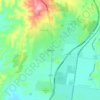 Wallan topographic map, elevation, terrain