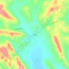Huasna topographic map, elevation, terrain