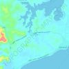 Tawin-tawin topographic map, elevation, terrain