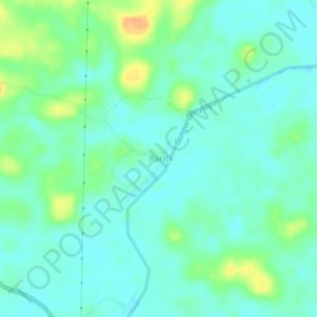 Parit topographic map, elevation, terrain
