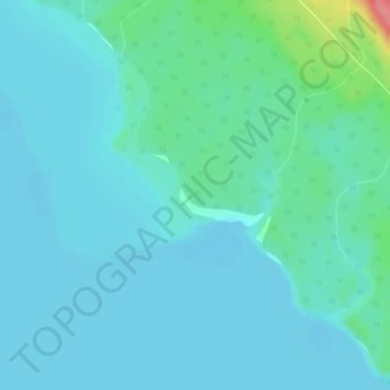 Van Somer Point topographic map, elevation, terrain