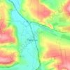 Siversk topographic map, elevation, terrain