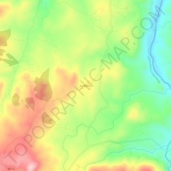 Lu Mocu topographic map, elevation, terrain