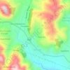 Pisicaz Bajo topographic map, elevation, terrain
