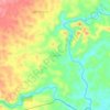 Bautista topographic map, elevation, terrain