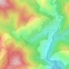 Canabieras topographic map, elevation, terrain
