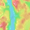 Namdalen topographic map, elevation, terrain