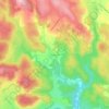 Sauve-Clare topographic map, elevation, terrain