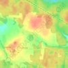 Озеро topographic map, elevation, terrain