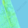 Hammock Beach topographic map, elevation, terrain