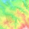 Les Escots topographic map, elevation, terrain
