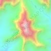 Isis Temple topographic map, elevation, terrain