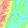 Fishertown topographic map, elevation, terrain
