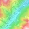 La Ruà topographic map, elevation, terrain