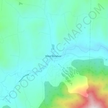Brownsville topographic map, elevation, terrain
