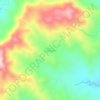 Cawayan topographic map, elevation, terrain