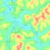 Cardale topographic map, elevation, terrain