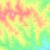 Vereda Malhada topographic map, elevation, terrain