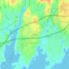 Riverside topographic map, elevation, terrain