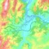 Grado topographic map, elevation, terrain