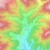 Oghaz topographic map, elevation, terrain