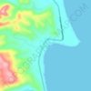 Holy Cross topographic map, elevation, terrain
