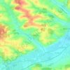 Albersbach topographic map, elevation, terrain