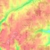 South Clippinger topographic map, elevation, terrain