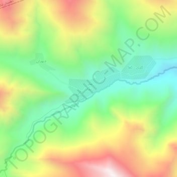 Namar topographic map, elevation, terrain
