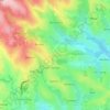 Bangang topographic map, elevation, terrain