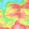Gros Buisson topographic map, elevation, terrain