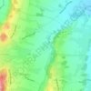 Touqué topographic map, elevation, terrain