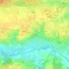 Les Colonies topographic map, elevation, terrain