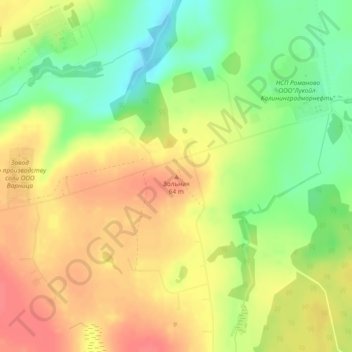 Eschenberg topographic map, elevation, terrain