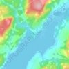 Hatfield Point topographic map, elevation, terrain