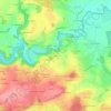 Senou topographic map, elevation, terrain