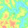 Cigana topographic map, elevation, terrain