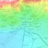 Onikişubat topographic map, elevation, terrain