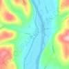 Ulster topographic map, elevation, terrain