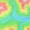 Bourdasse topographic map, elevation, terrain