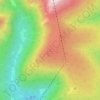Rosenberg topographic map, elevation, terrain