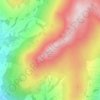 Wansfell Pike topographic map, elevation, terrain