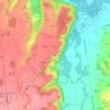 Faou topographic map, elevation, terrain