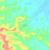 Malugay topographic map, elevation, terrain