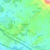Brabourne Lees topographic map, elevation, terrain
